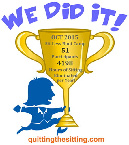 Sit Less Boot Camp Trophy Oct 2015